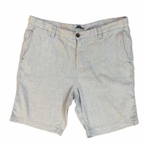 Tommy Bahama Men’s Linen Blend Shorts Size 36 Light Blue 9” Inseam